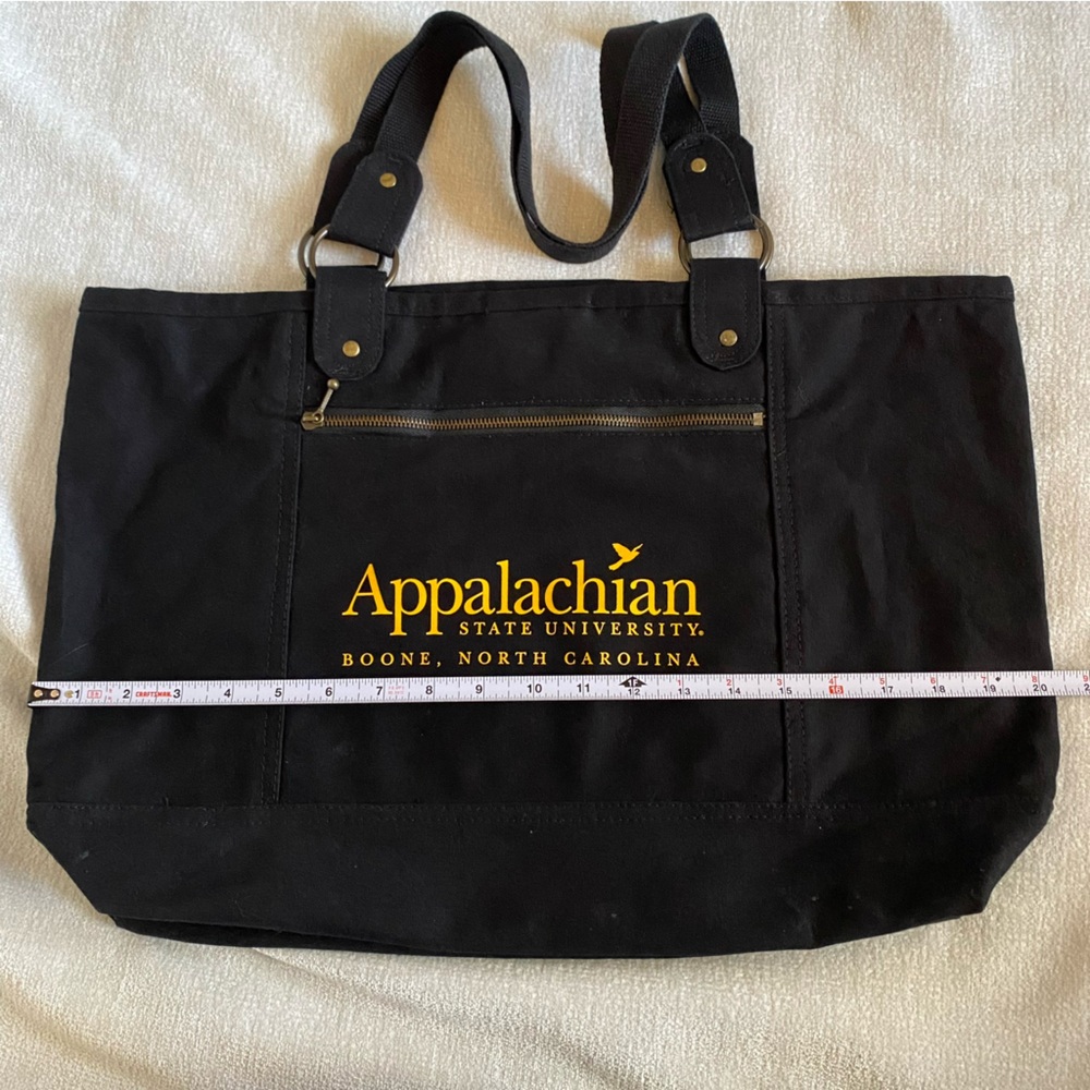 NWOT Appalachian State Brushed Cotton Canvas Tote - Picture 4 of 5